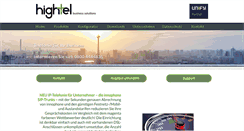 Desktop Screenshot of hightel.de